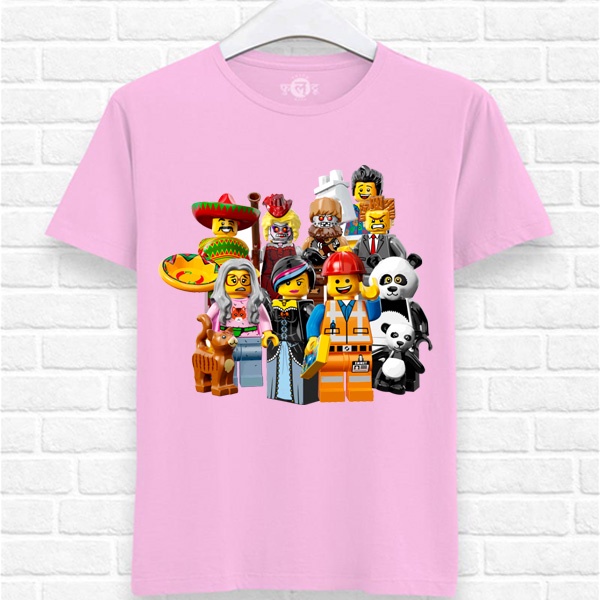 Áo thun trẻ em biệt đội lego 6 màu , Có size người lớn, King Cotton