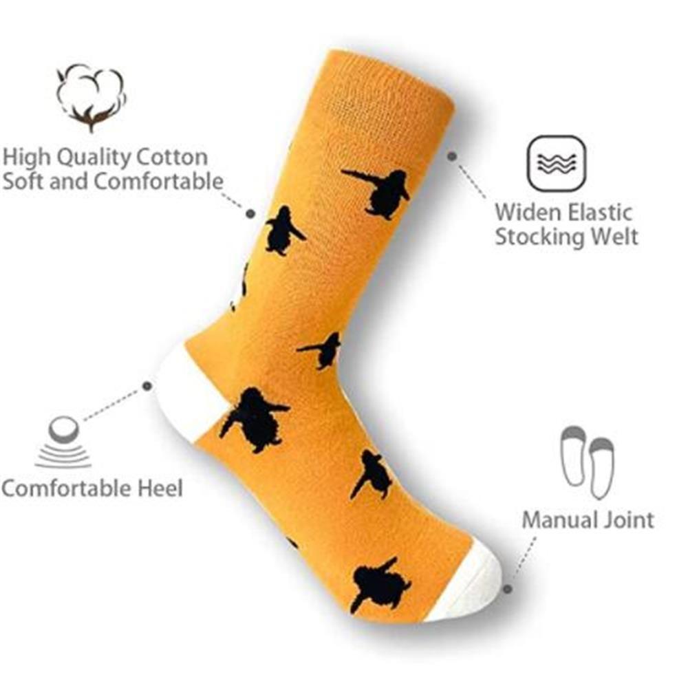 Vớ Cotton Mềm Mại Thoải Mái Họa Tiết Gấu Trúc / Chim Cánh Cụt Cho Thanh Thiếu Niên