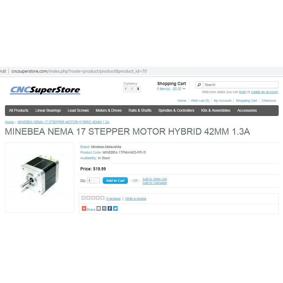 Động cơ bước 17PMK043P5V