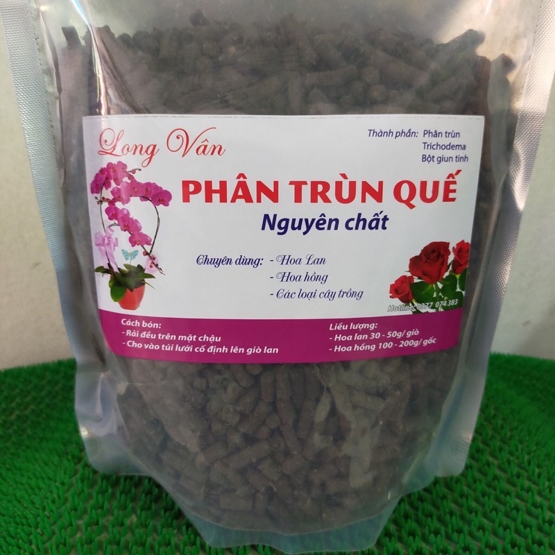 Phân trùn quế viên nén cao cấp Long Vân gói 1kg - T158