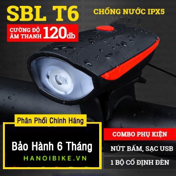 Đèn kiêm còi 2 trong 1 cho xe đạp mã 7588