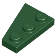 Gạch Lego tấm hình thang vuông 3 x 2 trái, phải / Lego Part 43723, 43722: Wedge, Plate 3 x 2 Left, Right