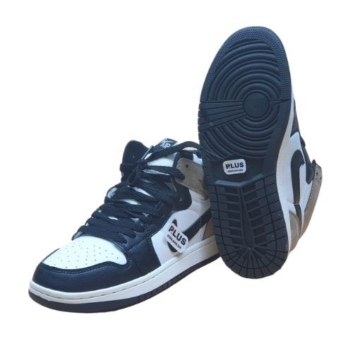 giầy thể thao sneaker nam nữ jordan cổ cao nâu trắng - thời trang plus - NJC8