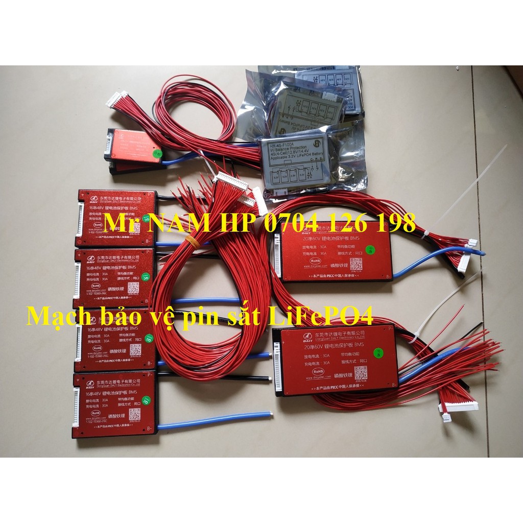 XỊN SÒ -Mạch bảo vệ pin cho pin sắt LiFePo4 -----8S