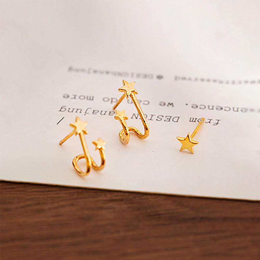 MXGOODS Bông Tai Thiết Kế Đơn Giản Dễ Thương Cho Nữ