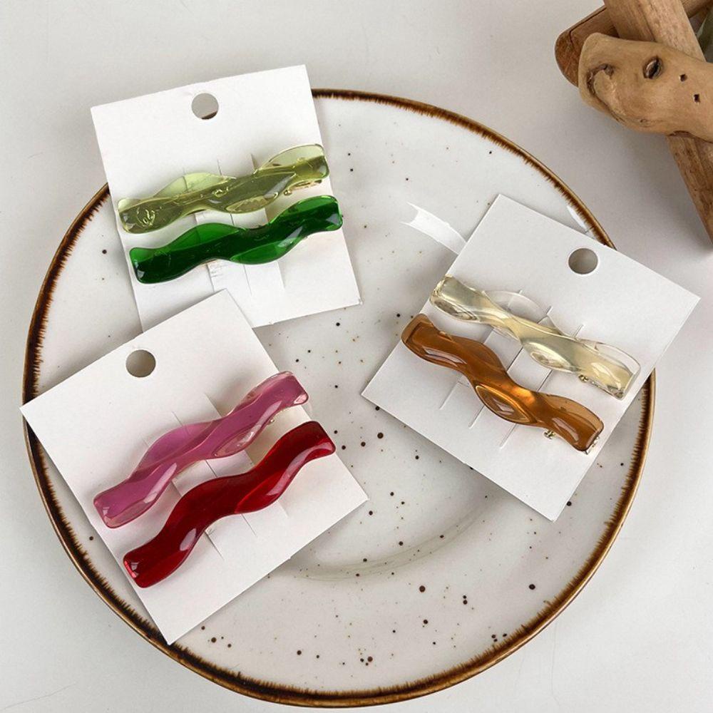 Kẹp Tóc Mỏ Vịt Bằng Resin Dễ Thương Xinh Xắn Dành Cho Nữ