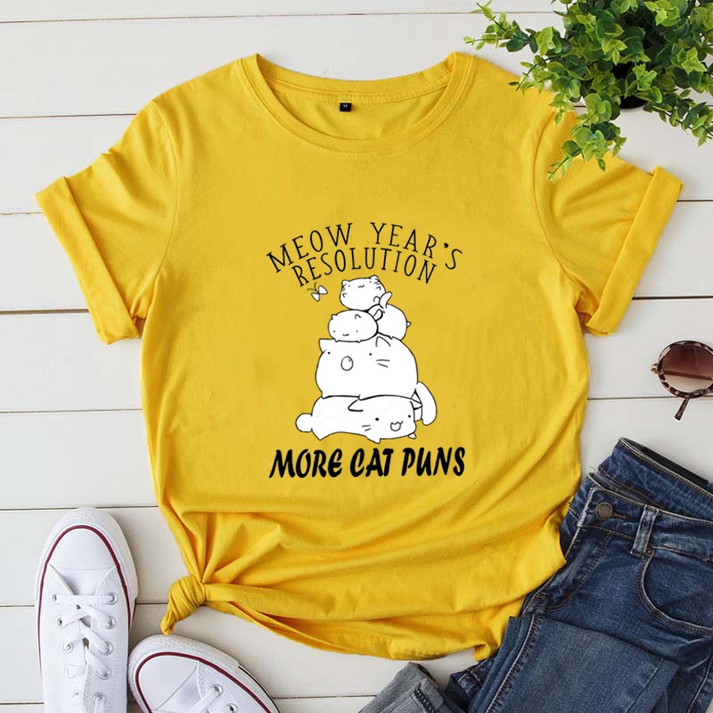 Áo thun nữ tay ngắn cổ tròn in hình bánh quy dễ thương (2 cái)