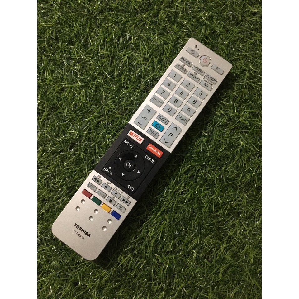 Remote Điều khiển tivi Toshiba giọng nói CT 8536 Chính hãng, Tặng pin !