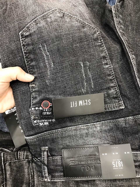 QUẦN JEAN NAM RÁCH FORM SLIM FIT ĐẸP (Size 28-32) QN413