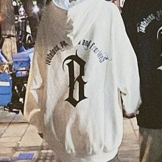 Áo hoodie ZHELIHANGFEI tay dài dáng rộng in họa tiết phong cách đi học thời trang trẻ trung