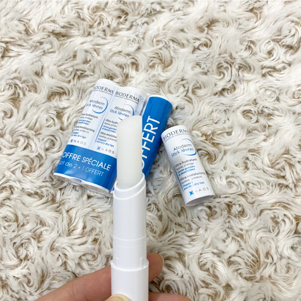 Son dưỡng Bioderma Atoderm Levres Pháp - Hàng Chính Hãng Tem Bill Đầy Đủ