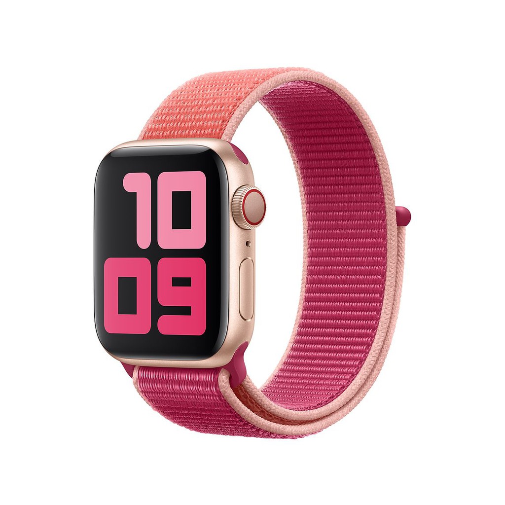 Dây đeo Apple Watch Strap 38/40mm 42/44mm bằng sợi nylon dệt mềm mại thoáng khí cho iWatch Series SE 6/5/4/3/2/1