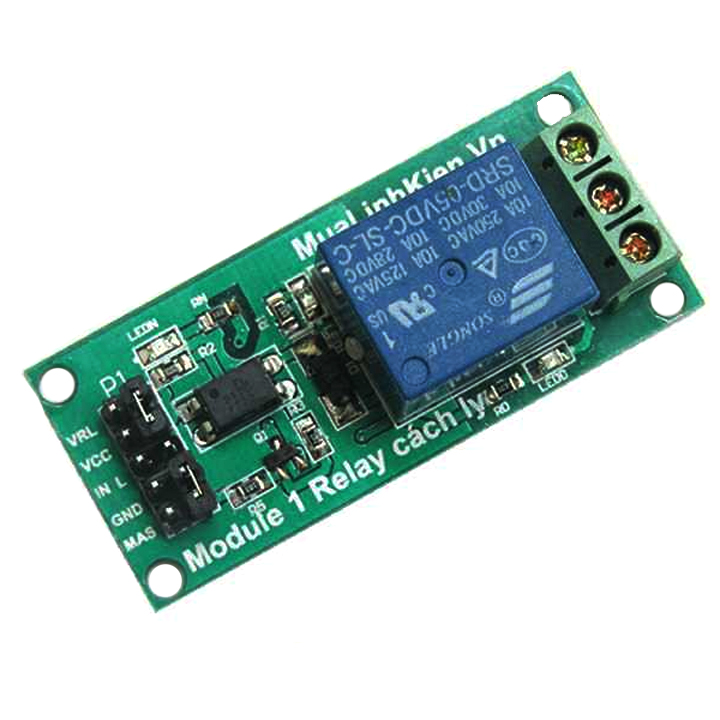 Module Relay 5V 1 Kênh 10A Cách Ly Quang