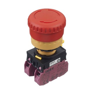Nút nhấn khẩn cấp Idec Izumi YW1B-V4E02R, 2NC