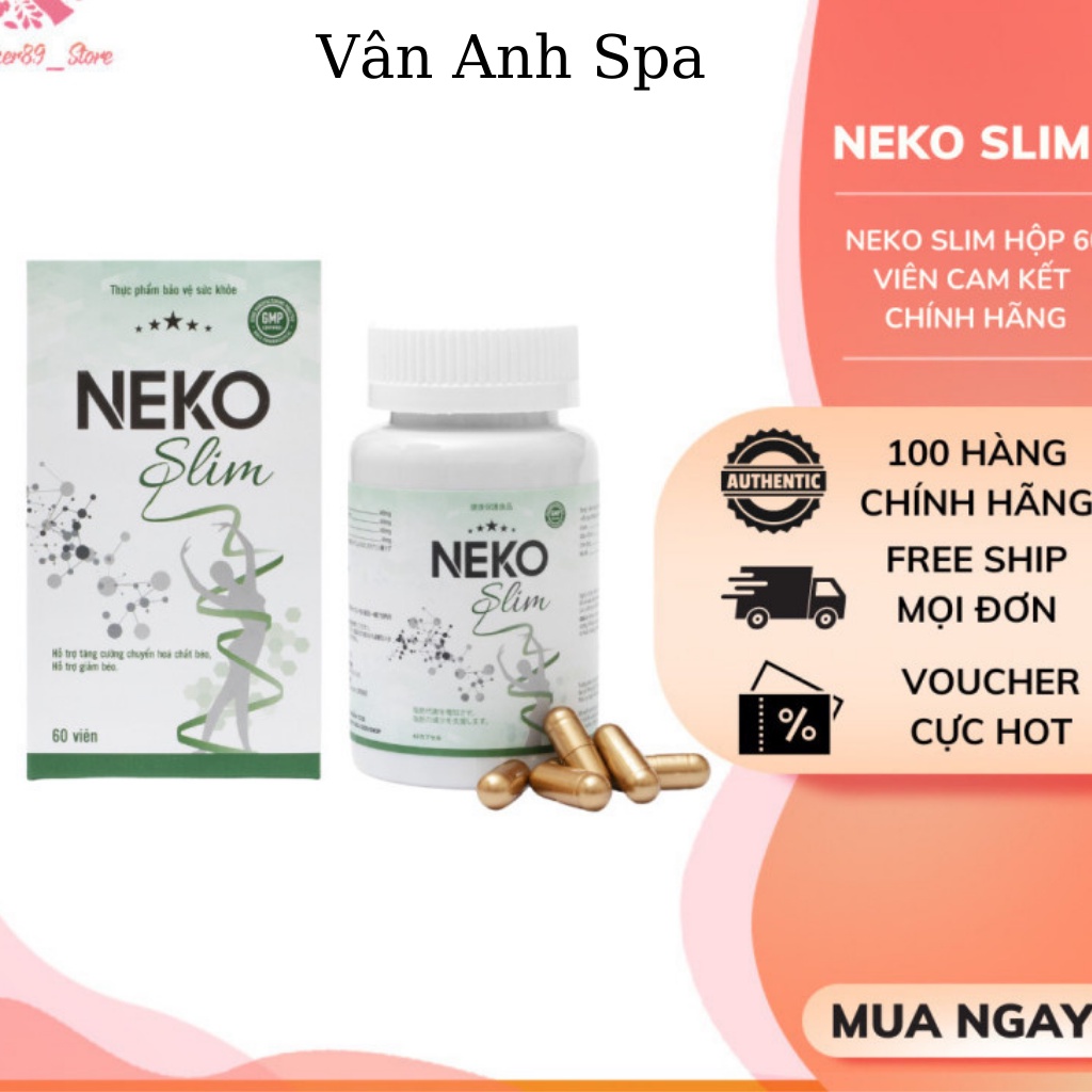 Giảm cân Neko Slim trà Giảm Cân nhanh cấp tốc an toàn thảo mộc không phải thuốc giảm cân