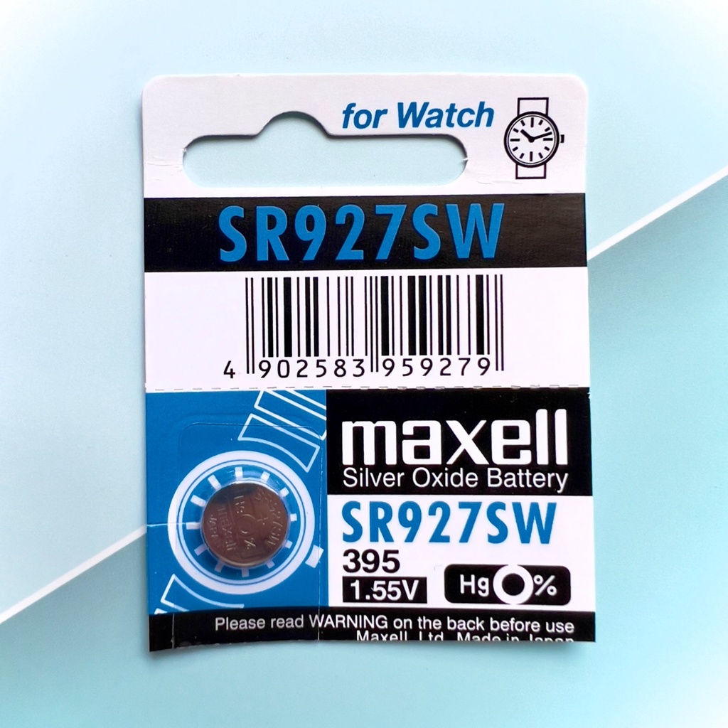 Pin Maxell Nhật Bản SR927SW / 395 / G7  Hàng Chính Hãng Made in Japan