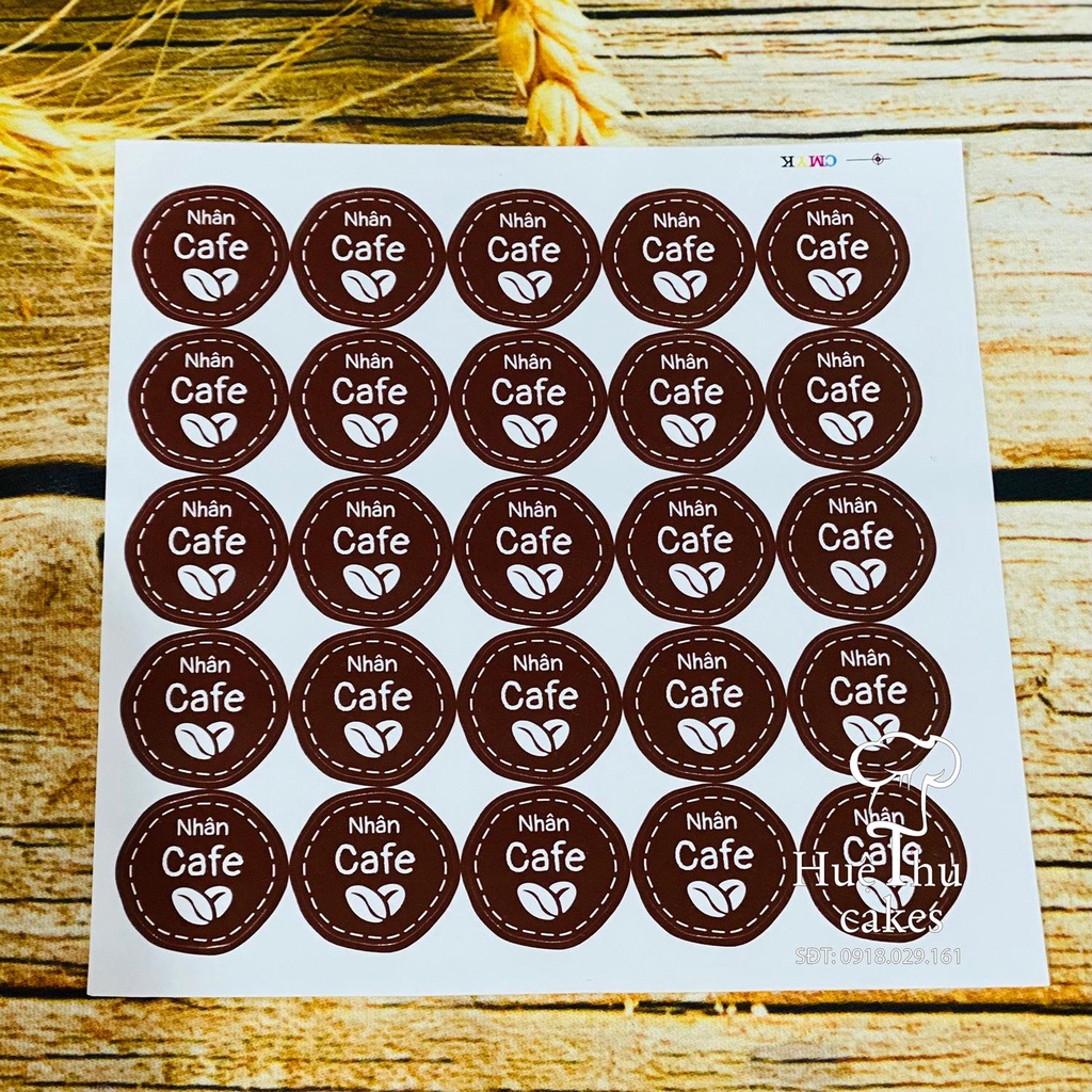 Tem dán nhân bánh Trung Thu đủ vị