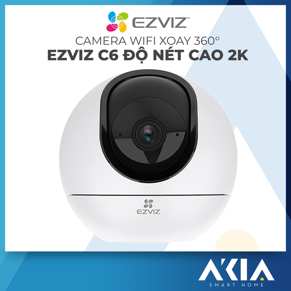 Camera xoay 360 độ Ezviz C6 phiên bản 2K, camera wifi trong nhà độ nét cao, nhận diện cử chỉ, wifi 2 băng tần