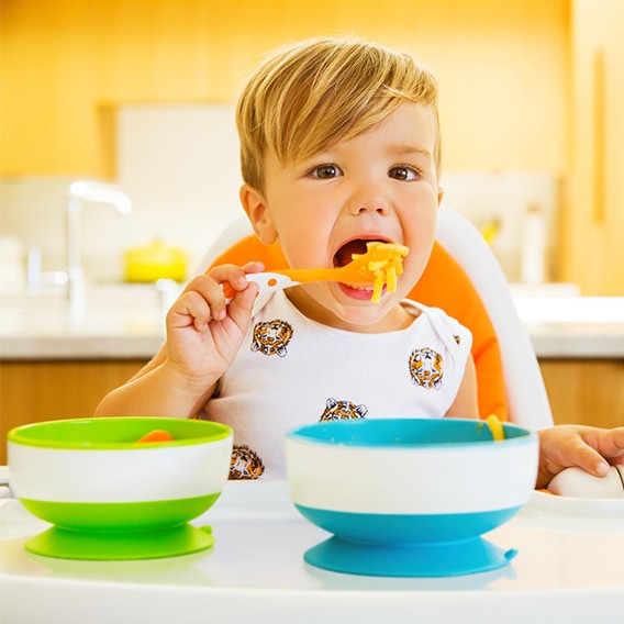 Set chén ăn chống đổ Munchkin