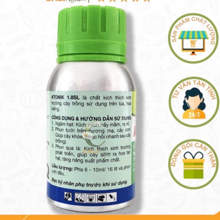 Kích thích sinh trưởng Atonik 1.8SL 100ml . Nông Dược Xanh