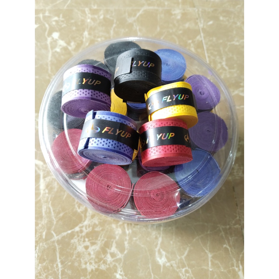 Cuốn cán vợt cầu lông,tennis Flyup êm tay,không mùi chống trơn trượt tốt