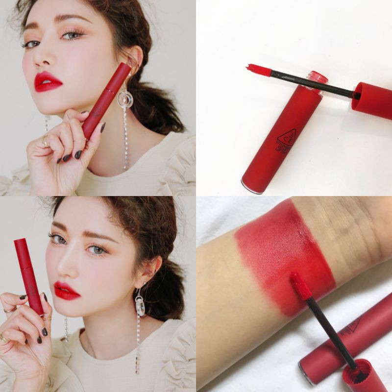 SON KEM LÌ DẠNG TINT MÀU ĐỎ LẠNH 3CE VELVET LIP TINT # PRIVATE ( CÓ BILL MUA TẠI HÀN QUỐC)