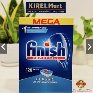 Viên rửa bát finish classic 120 viên / hộp