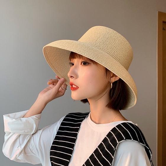 PVN49774 Nón Cói Chuông Trơn Đầu Vuông Chất Cói Đan Dày Nhiều Màu Cho Nữ Giá Rẻ