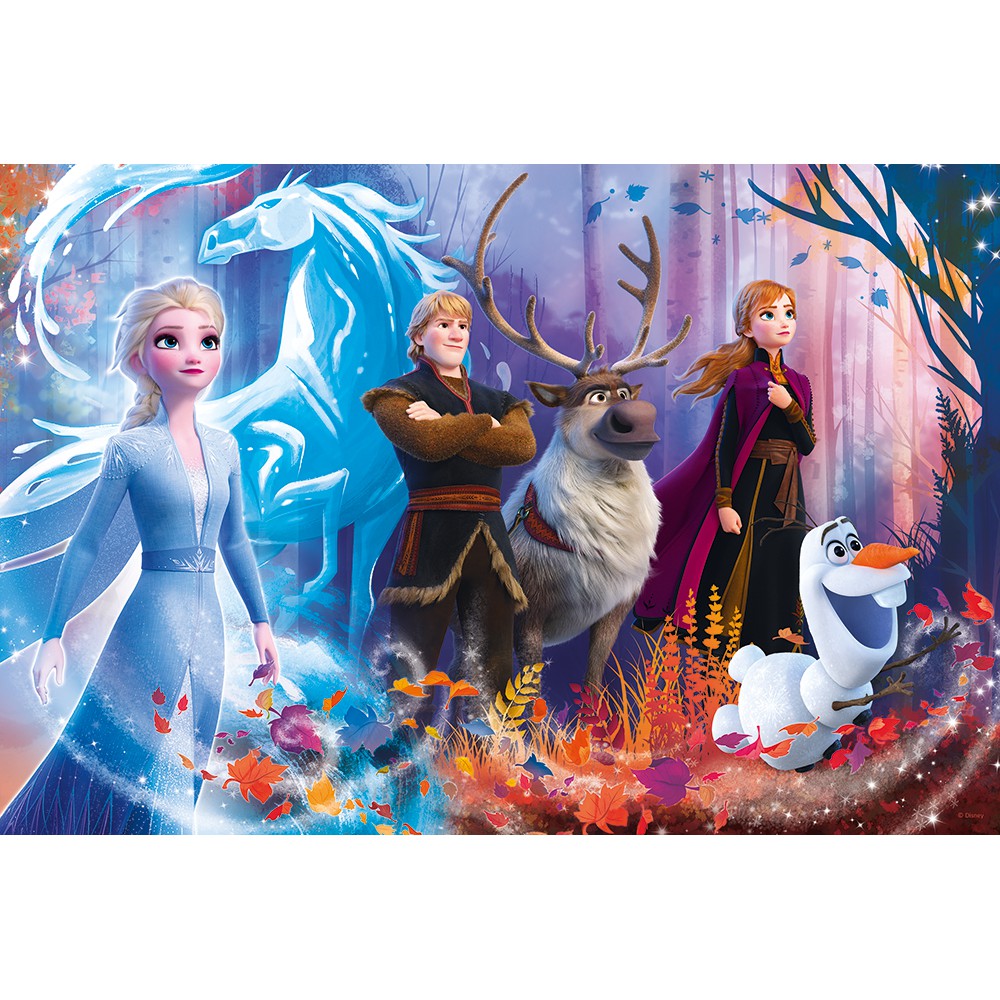 Tranh ghép hình chính hãng Trefl 16366 - 100 mảnh Chủ đề Elsa và Anna Disney Frozen 2