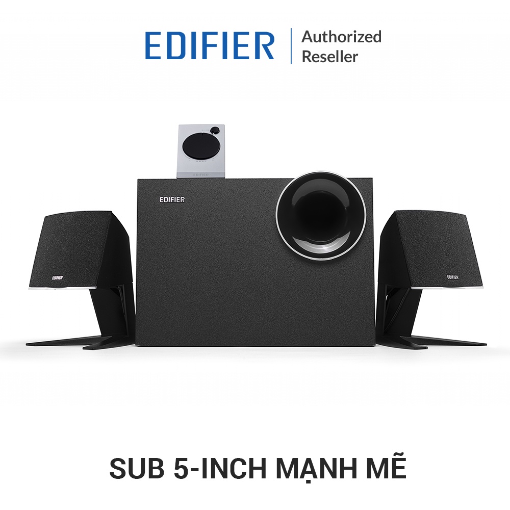 Loa máy tính EDIFIER M203BT - Bluetooth V5.0 - Sub 5 inch mạnh mẽ - Công suất 65W PEAK - Chính hãng MAI THU - BH 12T