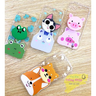 Ốp Lưng Mèo Và Heo Kèm POP