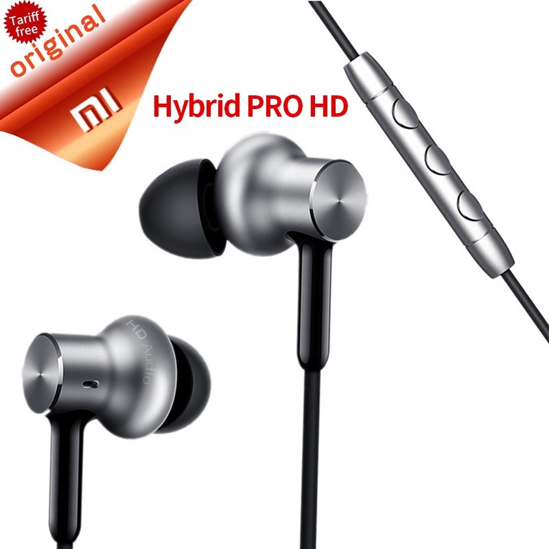 Tai nghe nhét trong tích hợp mic Xiaomi Mi In-Ear Hybrid Pro HD cho Huawei Redmi 4