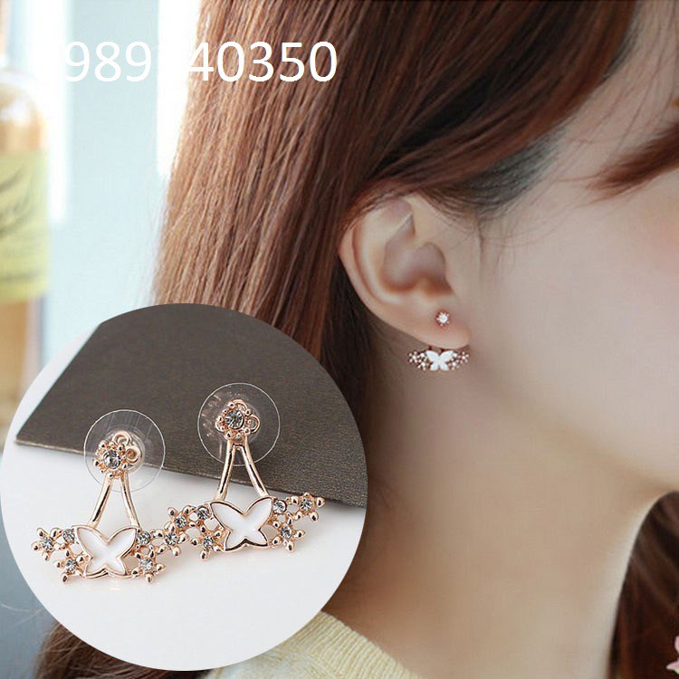 Khuyên tai, hoa tai nữ đẹp, trẻ trung, phong cách Hàn Quốc