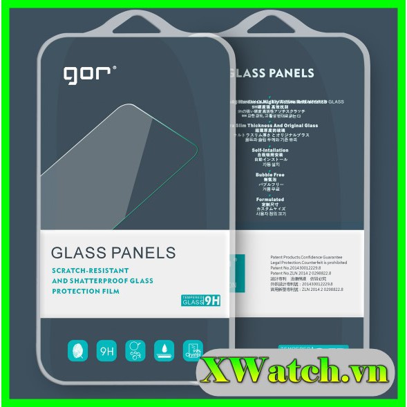 Bộ 2 Kính cường lực Gor Vsmart Joy 4 / Live 4 / Active 3 trong suốt
