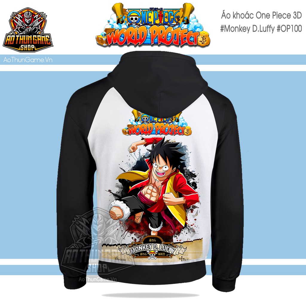 Áo khoác One Piece Luffy K12, Áo khoác hoodie Anime Manga One Piece Monkey D Luffy Unisex Nam Nữ (AoThunGameVn) | BigBuy360 - bigbuy360.vn