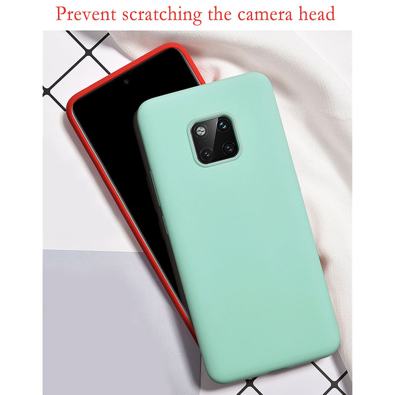 Ốp điện thoại silicone dẻo mềm mại bảo vệ sang trọng dành cho Huawei Mate 20 30 Pro Mate 20X Mate 10