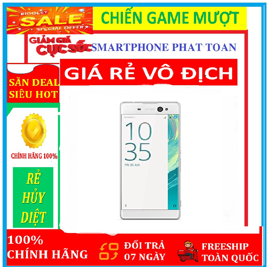 [Bán Lẻ = Giá sỉ] điện thoại Sony Xperia XA Ultra ram 3G màn hình 6inch (màu bạc)