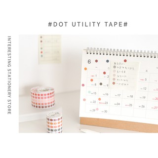DOT02 Hình dán chấm tròn tráng trí - cuộn dài 3 mét