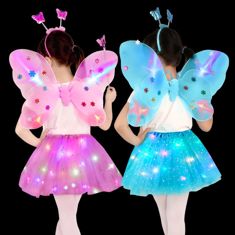 Bộ cánh tiên phát sáng cho bé Cánh bướm phát sáng cho bé