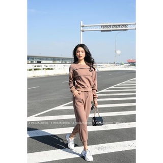 Bộ thể thao cổ tròn