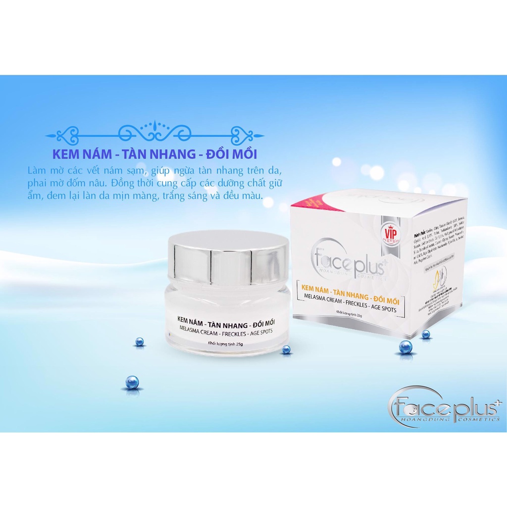 Kem Nám - Tàn Nhang - Đồi Mồi 25g FacePlus+