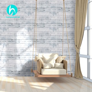 6M 3D White Brick Effect Wallpaper Vinyl Wall Paper Living Room Decor N2VN