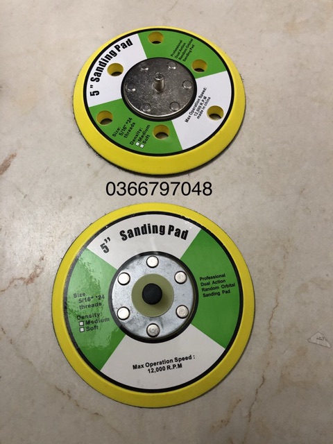 Đế chà nhám phi 125mm