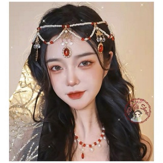 Vòng đội đầu vòng cổ trang sức chụp hình