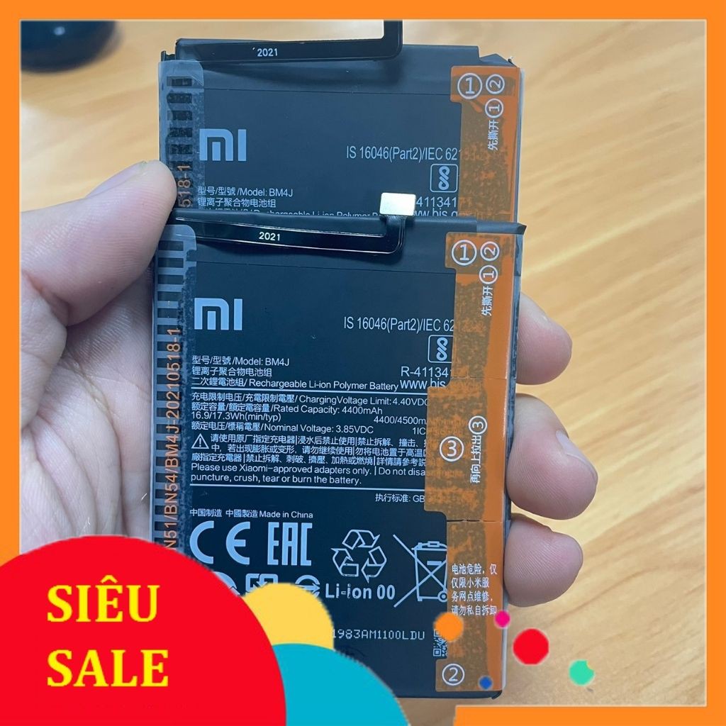 Pin Xiaomi Redmi Not 8 Pro/BM4J Zin Bảo Hành 6 Tháng 1 Đổi 1