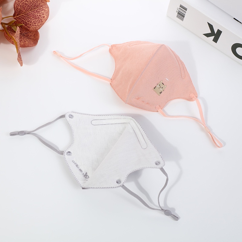 khẩu trang cho bé 3-10 tuổi  chống khói bụi của học sinh Khẩu Trang cotton Tinh Khiết 3 Lớp Chống Bụi Thoáng Khí Họa Tiết Hoạt Hình Có Thể Tái Sử Dụng khẩu trang vải cho bé dễ thương