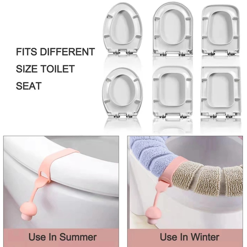 Vỏ Bọc Bệ Ngồi Bồn Cầu Bằng Silicone Hình Nấm Dài 24cm Chống Bẩn