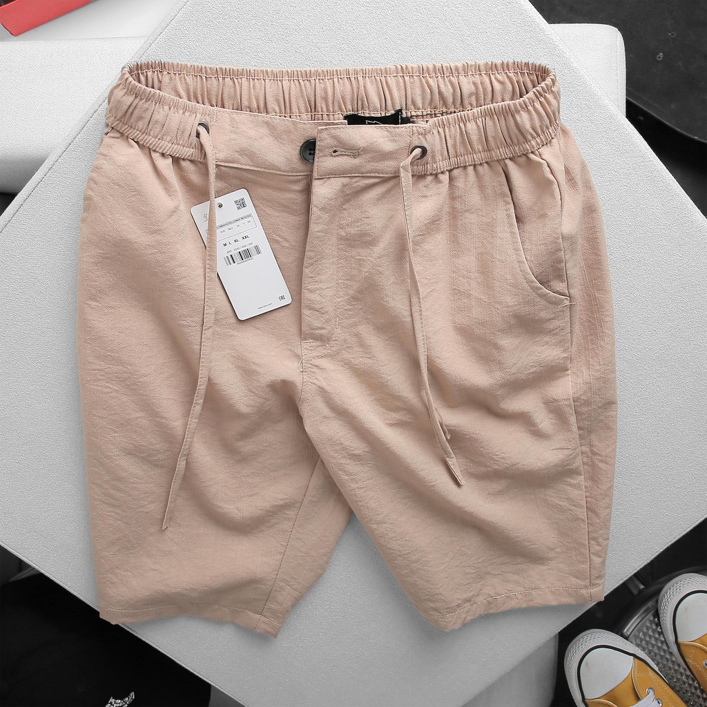 quần short nam chất liệu đũi lụa thoáng mát thích hợp dạo phố hoặc mặc nhà | BigBuy360 - bigbuy360.vn