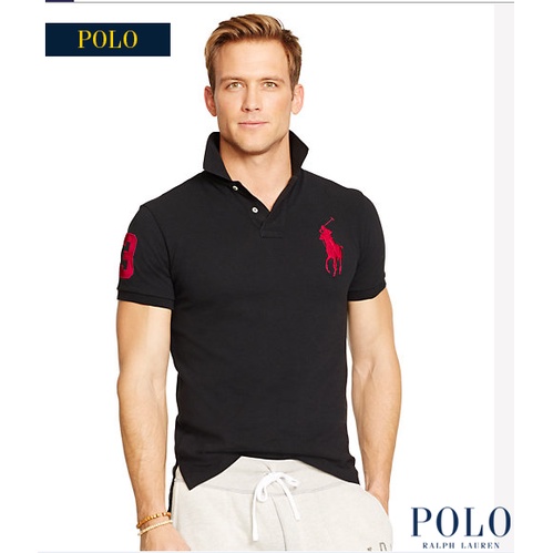 Áo Thun Polo Lưới Tay Ngắn Chính Hãng Ralph Lauren Cho Nam