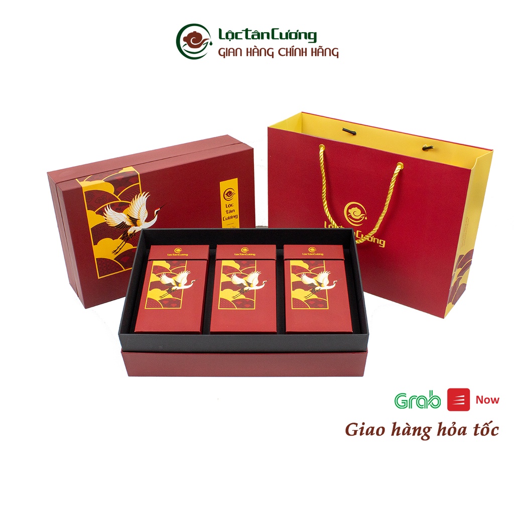 Hộp Quà Tặng Trà Hồng Phúc, hộp quà biếu tặng cao cấp